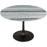 Central City Dining Table, Gray-Furniture - Dining-High Fashion Home