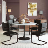 Central City Dining Table, Gray-Furniture - Dining-High Fashion Home