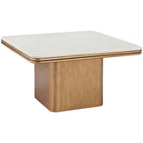 Cher Coffee Table, White Terrazo