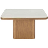 Cher Coffee Table, White Terrazo