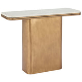 Cher Console Table, White Terrazzo