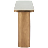 Cher Console Table, White Terrazzo