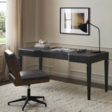 Claude Desk, Distressed Black