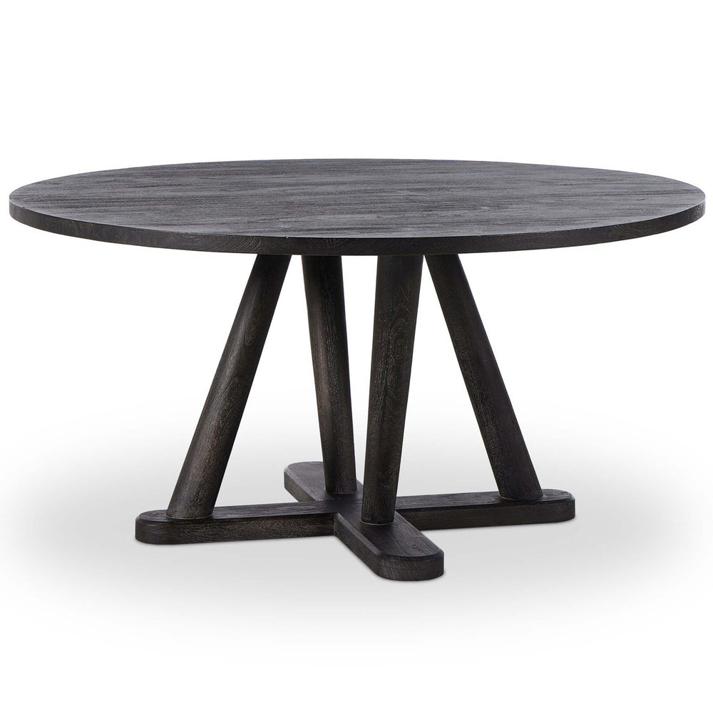 Cobie Dining Table, Dark Anthracite-Furniture - Dining-High Fashion Home