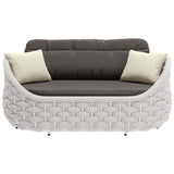 Coral Reef Loveseat, Gray