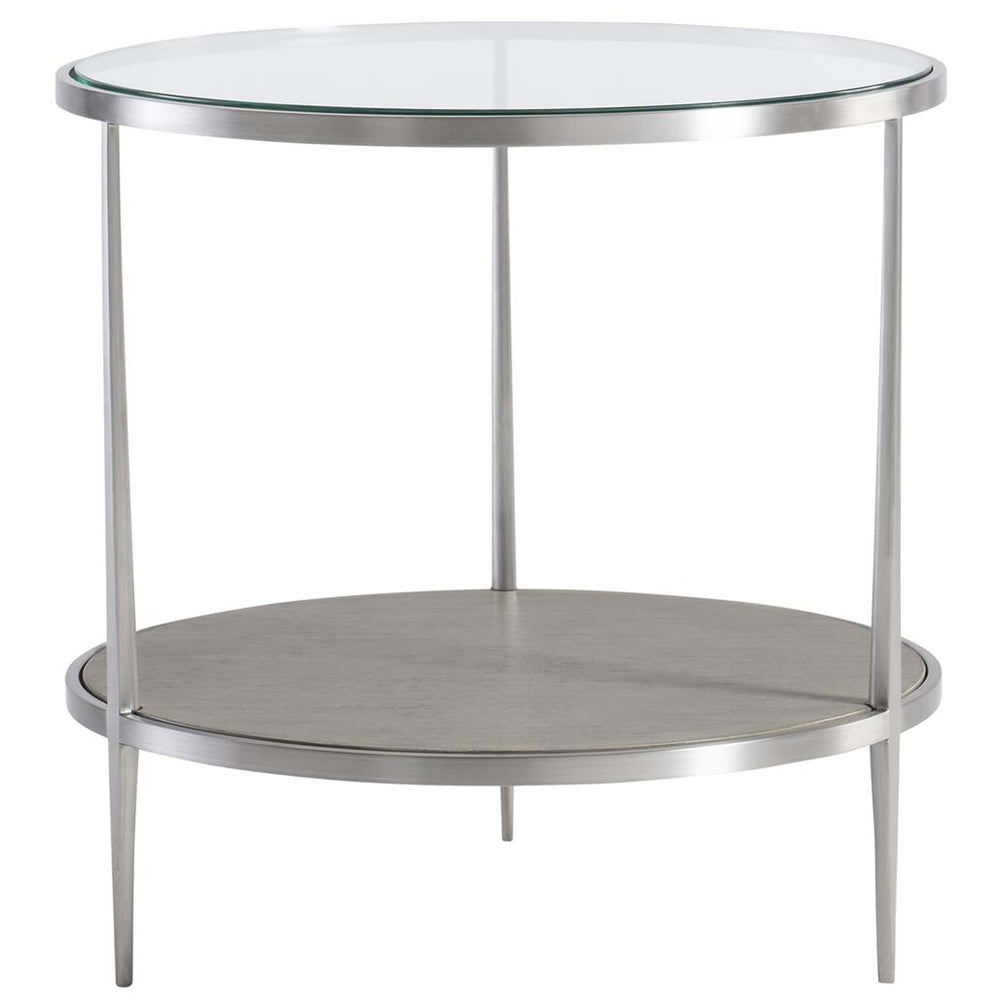 Cornelia Round Side Table, Nebbia-Furniture - Accent Tables-High Fashion Home