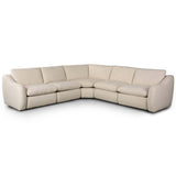 Crawford Power Recliner 5-Piece Sectional, Antigo Natural