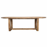 Janie Outdoor Dining Table, Distressed Natural-Furniture - Dining-High Fashion Home