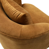 Browne Swivel Chair, Brown-Furniture - Chairs-High Fashion Home