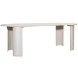 Cielo Dining Table, White Wash-Furniture - Dining-High Fashion Home