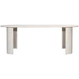 Cielo Dining Table, White Wash-Furniture - Dining-High Fashion Home