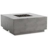 Donovan Outdoor Fire Table, Pewter-Furniture - Outdoor-High Fashion Home