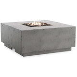 Donovan Outdoor Fire Table, Pewter-Furniture - Outdoor-High Fashion Home