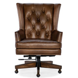 Finley Leather Executive Chair, Checkmate Pawn