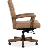 Chace Leather Executive Swivel Tilt Chair, Venerando Latte