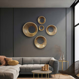 Pepin Gold Wall Rings