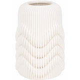 Providence 3D Printed Vase, Ivory-Accessories-High Fashion Home