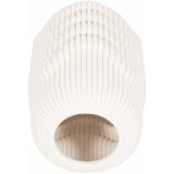 Providence 3D Printed Vase, Ivory-Accessories-High Fashion Home