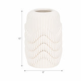 Providence 3D Printed Vase, Ivory