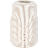 Providence 3D Printed Vase, Ivory-Accessories-High Fashion Home