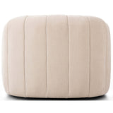 Elliana Swivel Chair, Blamont Cream-Furniture - Chairs-High Fashion Home