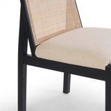 Esmee Dining Chair, Antwerp Natural/Brushed Ebony, Set of 2-Furniture - Dining-High Fashion Home