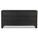 Ezri 6 Drawer Dresser, Carved Black-Furniture - Storage-High Fashion Home