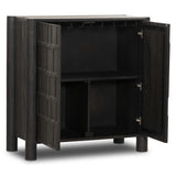 Ezri Bar Cabinet, Black-Furniture - Storage-High Fashion Home