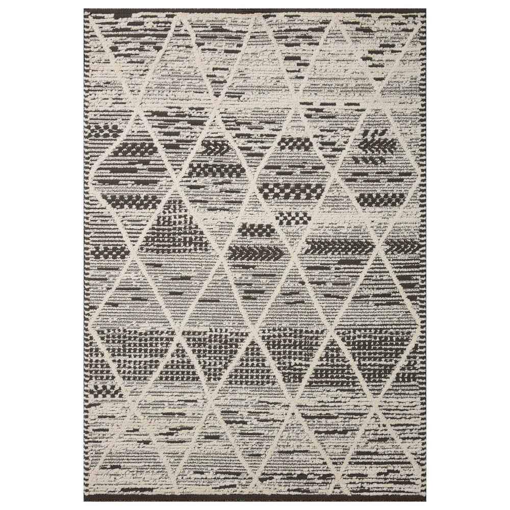 Loloi II Rug Fabian FAB-03, Charcoal/Ivory-Rugs1-High Fashion Home