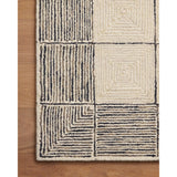 Chris Loves Julia x Loloi Rug Francis FRA-02, Cream/Black-Rugs1-High Fashion Home