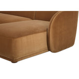 Faye Right Sectional, Tan-Furniture - Sofas-High Fashion Home