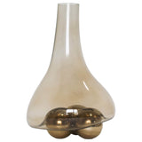 Feline Vase With Metal Ball Base-Accessories-High Fashion Home