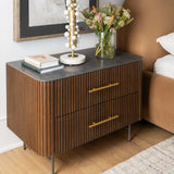 Fletcher Large Nightstand, Terra Brown