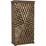 Petal Hutch, Dark Walnut-High Fashion Home