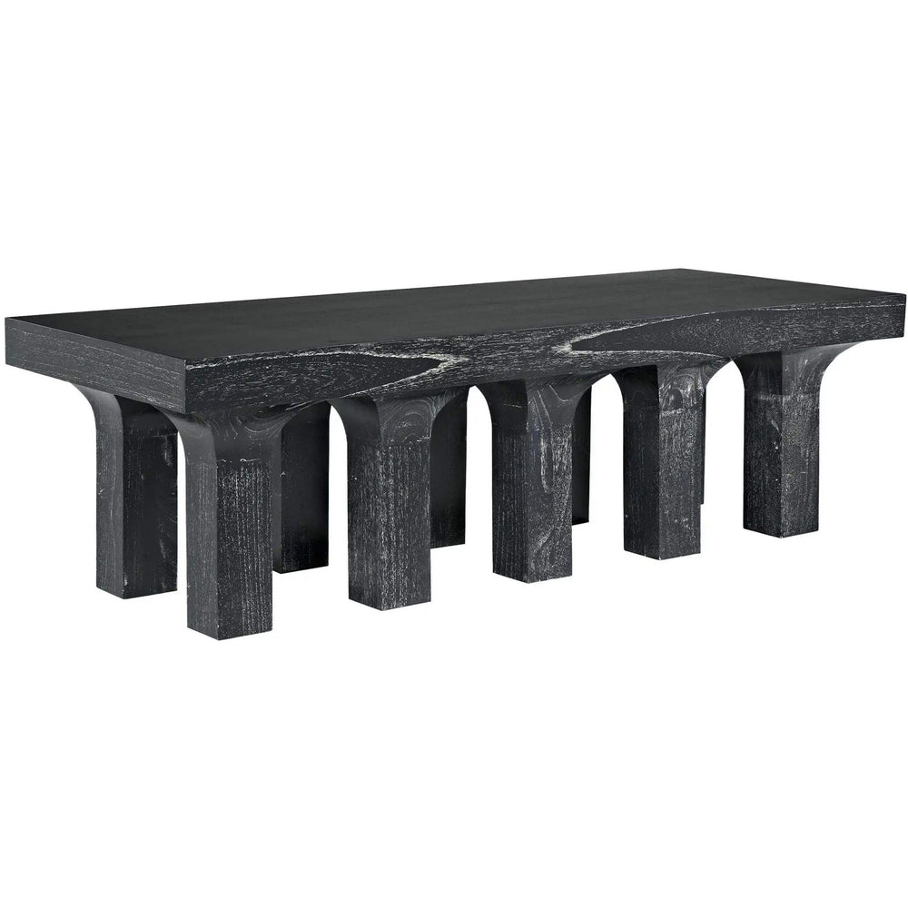 Santos Coffee Table, Cinder Black-High Fashion Home