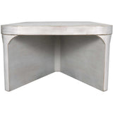 Nova Coffee Table, White Wash-High Fashion Home