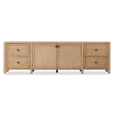 Gaines Media Console, Aged Light Pine-Furniture - Storage-High Fashion Home