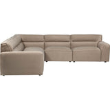 Gemma 5 Piece Sectional, Vesper Sand-Furniture - Sofas-High Fashion Home