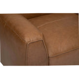 Gemma Leather Swivel Chair, Concord Taupe-Furniture - Chairs-High Fashion Home