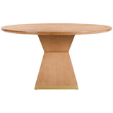 Nolan Round Dining Table, Natural-Furniture - Dining-High Fashion Home