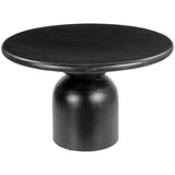 Hals Dining Table, Black-Furniture - Dining-High Fashion Home