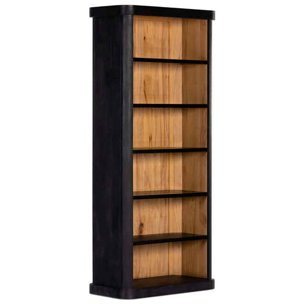 Ambretta Small Bookcase, Black – High Fashion Home