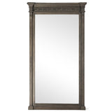 Hemlock Floor Mirror, Weathered Elm