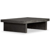 Huesca Outdoor Coffee Table, Distressed Graphite-Furniture - Outdoor-High Fashion Home