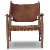 Ignacio Leather Chair, Renault Cognac-Furniture - Chairs-High Fashion Home