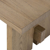 Isaac End Table, Rubbed Light-Furniture - Accent Tables-High Fashion Home