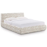 Isla Bed, Cream Jacquard