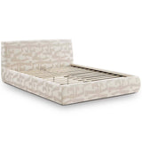 Isla Bed, Cream Jacquard