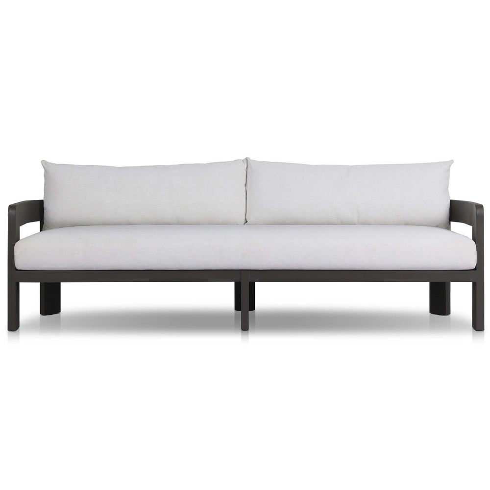 Jackson Outdoor Metal Sofa, Concha Fog-Furniture - Sofas-High Fashion Home