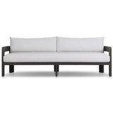 Jackson Outdoor Metal Sofa, Concha Fog-Furniture - Sofas-High Fashion Home